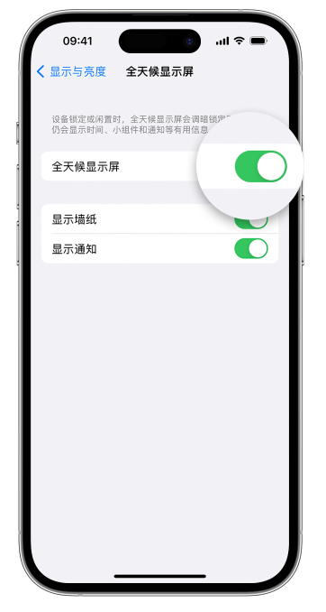 思礼镇苹果14维修店分享如何自定义 iPhone 14 Pro 常亮显示屏 