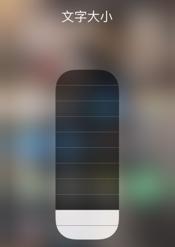 思礼镇苹果手机维修分享小技巧：在 iPhone 控制中心快速调节字体大小 